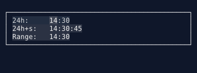 TimePickerControl