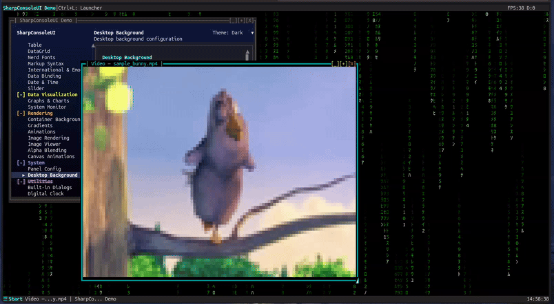 Desktop Background — solid, gradient, pattern, and animated effects