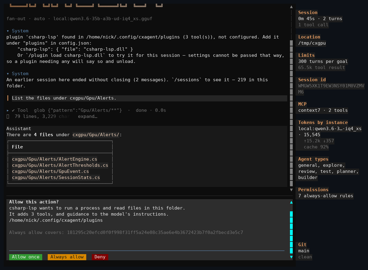 Loading a plugin
